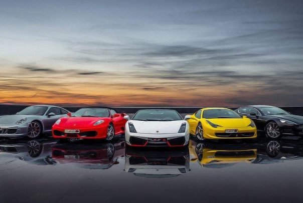 5 luxury cars
